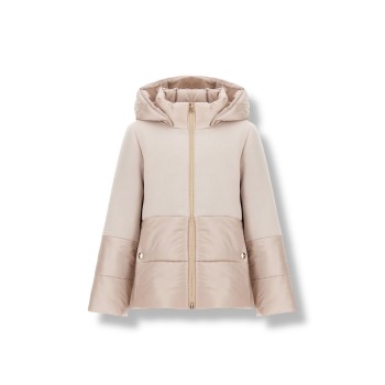 Cappa in ecowool e nylon ultralight Herno bambina