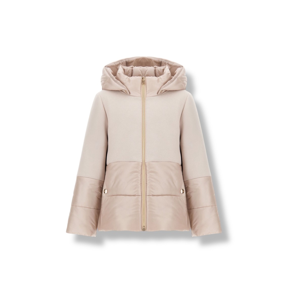 Cappa in ecowool e nylon ultralight Herno bambina