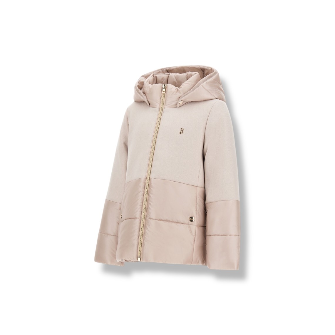 Cappa in ecowool e nylon ultralight Herno bambina