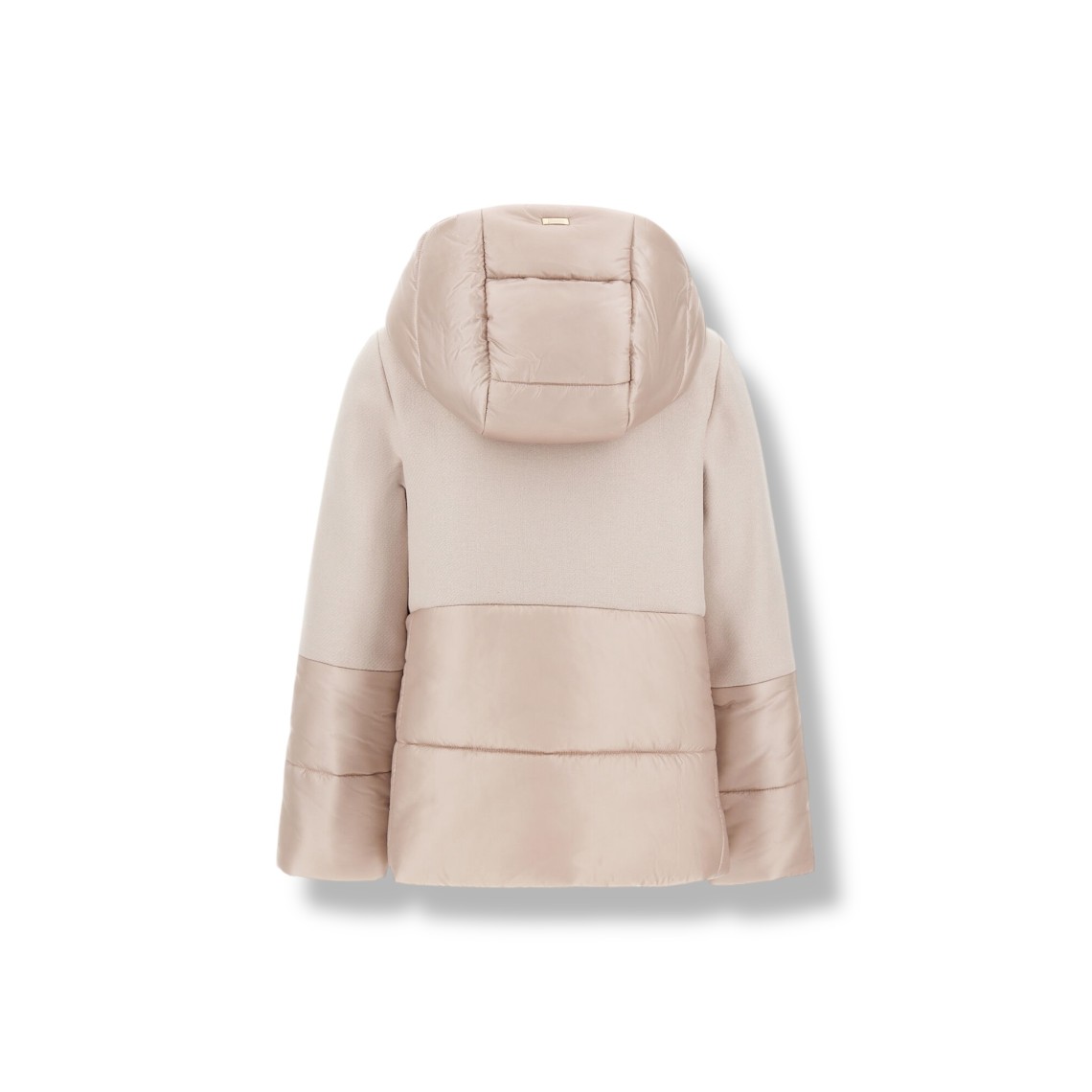 Cappa in ecowool e nylon ultralight Herno bambina