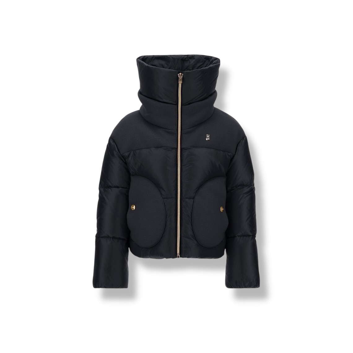 Cappa in nylon ultralight ed ecowool Herno bambina