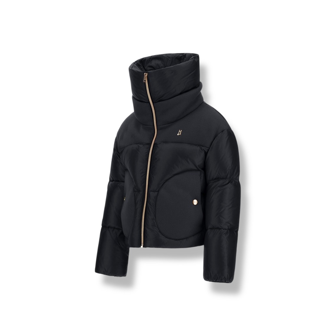 Cappa in nylon ultralight ed ecowool Herno bambina