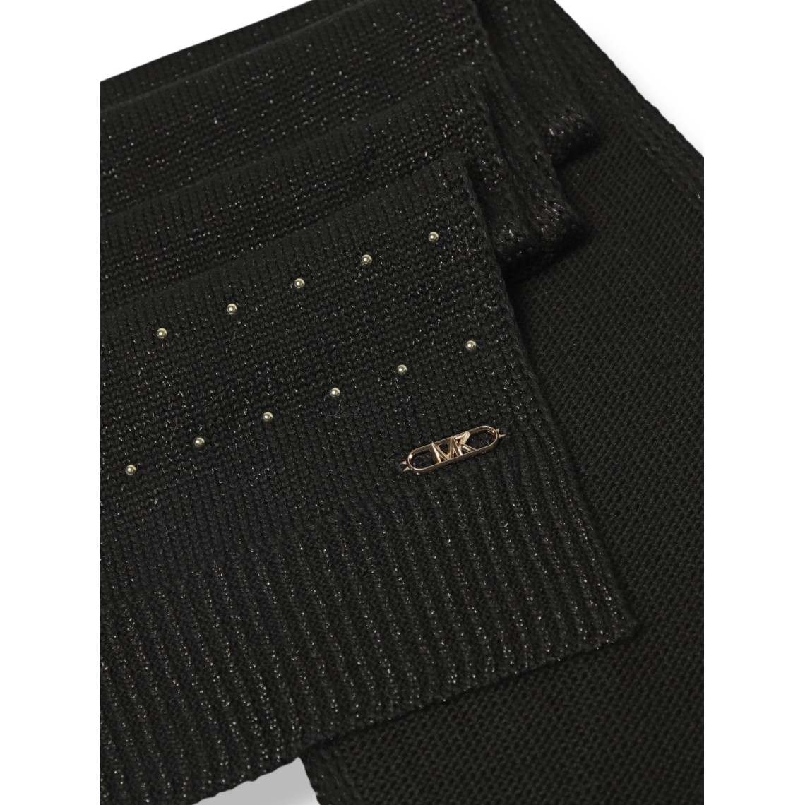 Sciarpa Michael Kors in misto cotone con micro borchie bambina