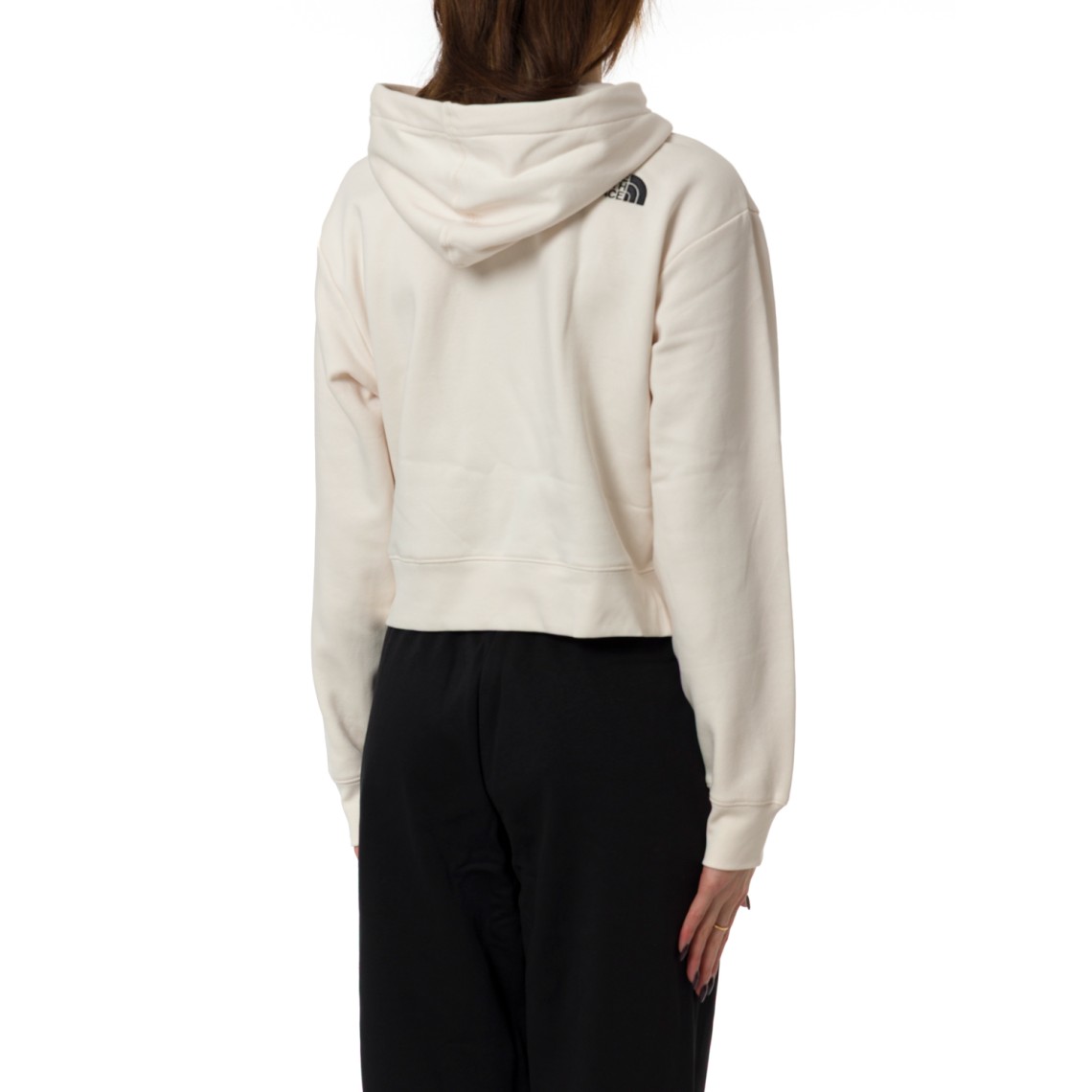 Felpa con cappuccio corta in vita Essential The North Face