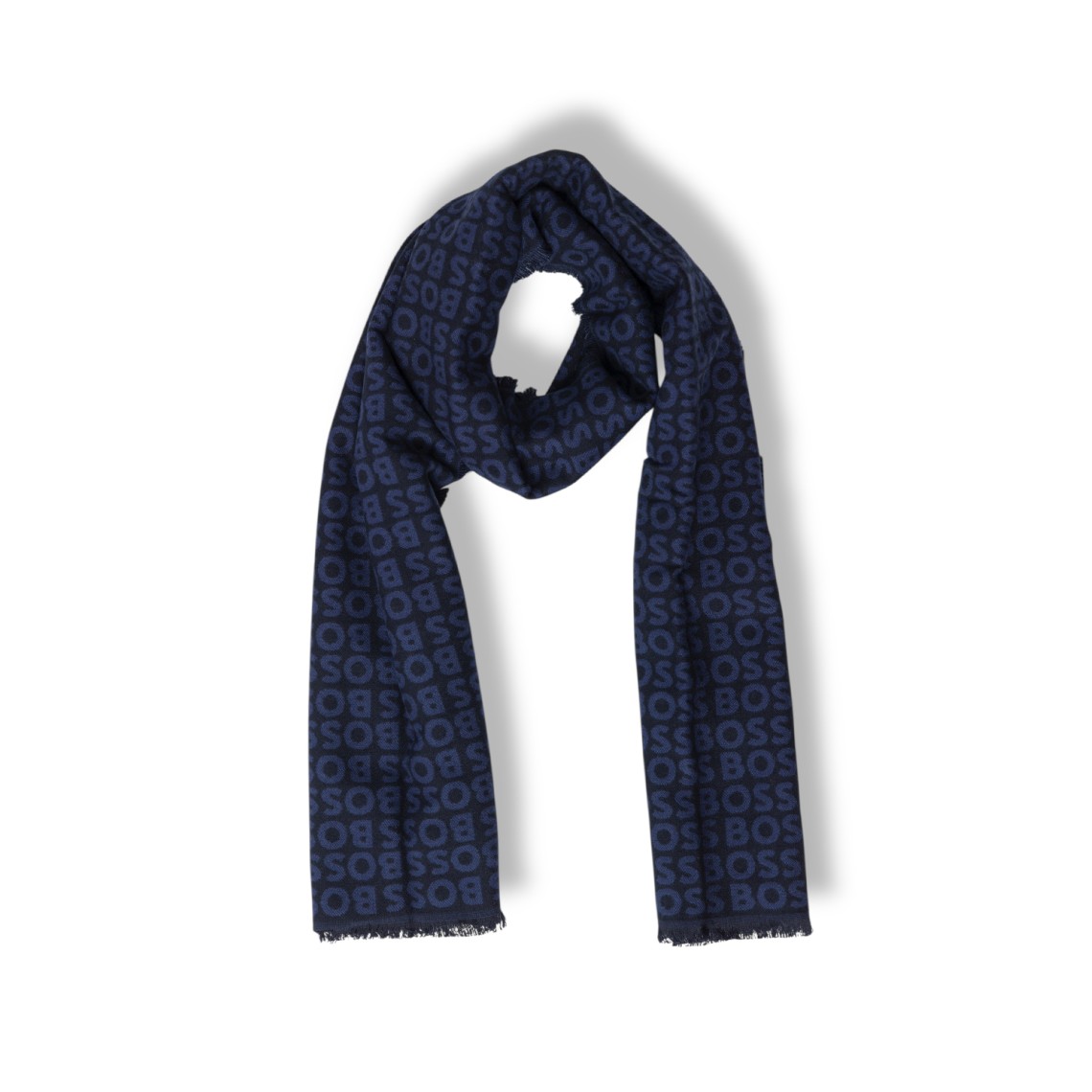 Sciarpa Boss con lettering logo all over