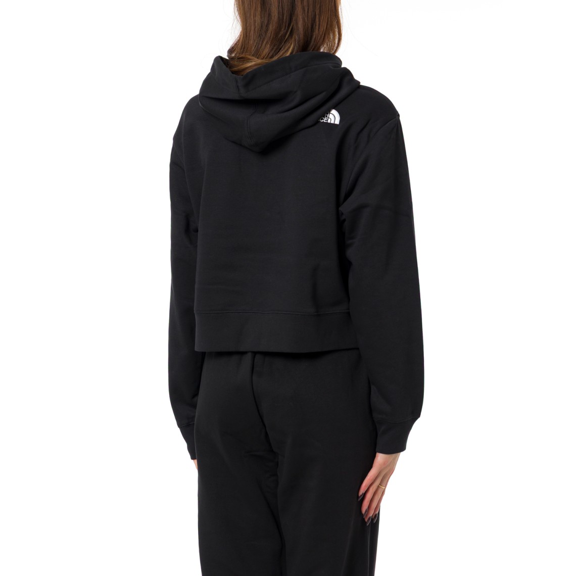 Felpa con cappuccio corta in vita Essential The North Face