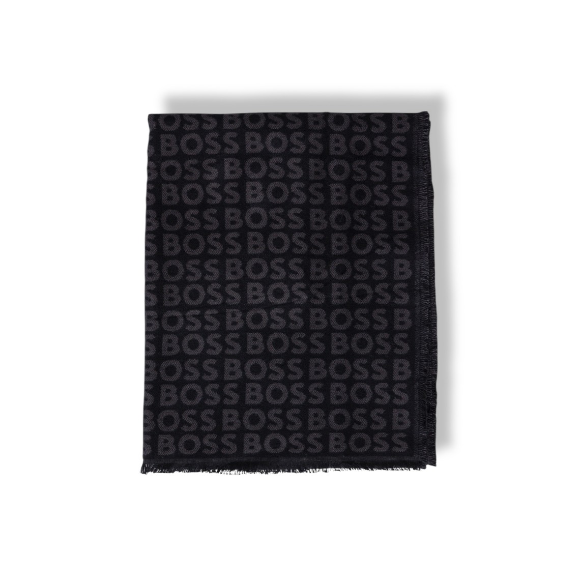 Sciarpa Boss con lettering logo all over