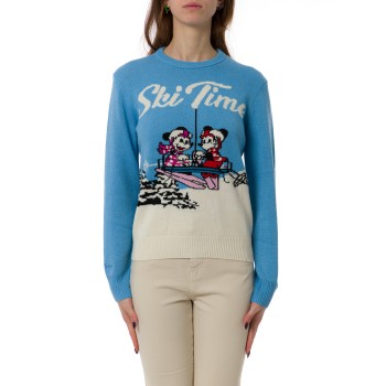 Maglione girocollo New Queen C MC2 Saint Barth