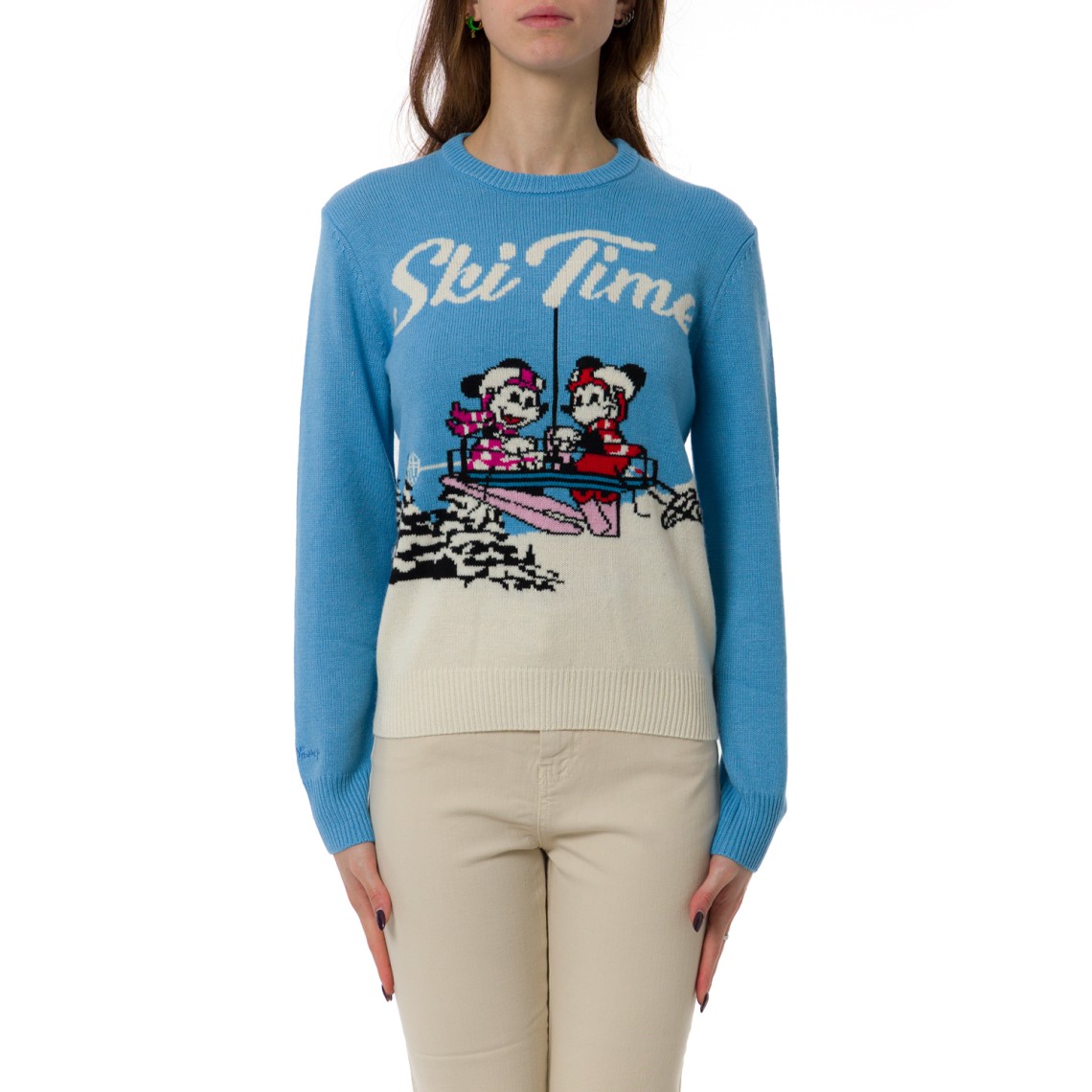 Maglione girocollo New Queen C MC2 Saint Barth
