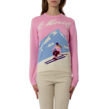 Maglione girocollo New Queen C MC2 Saint Barth