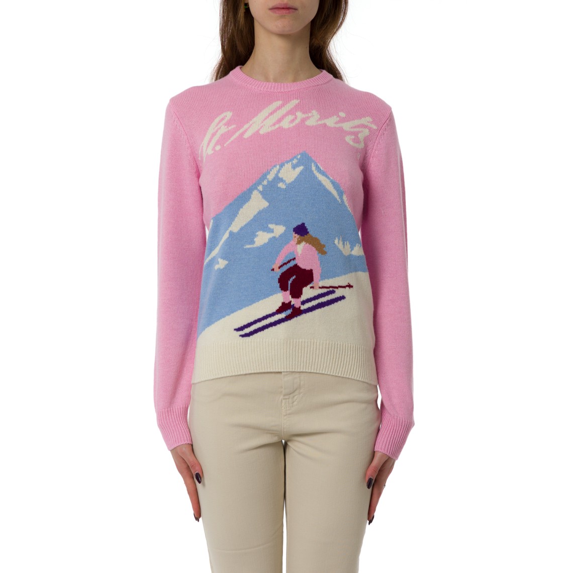 Maglione girocollo New Queen C MC2 Saint Barth