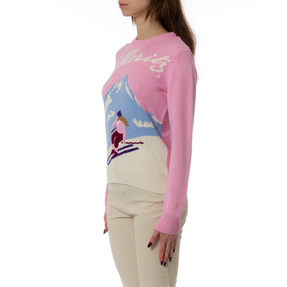 Maglione girocollo New Queen C MC2 Saint Barth