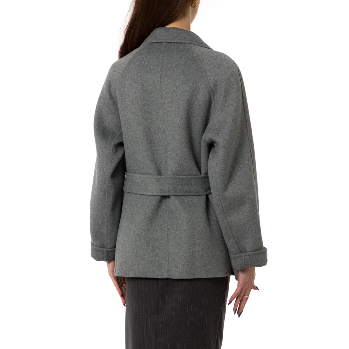 Cappotto in lana con cintura Liu Jo