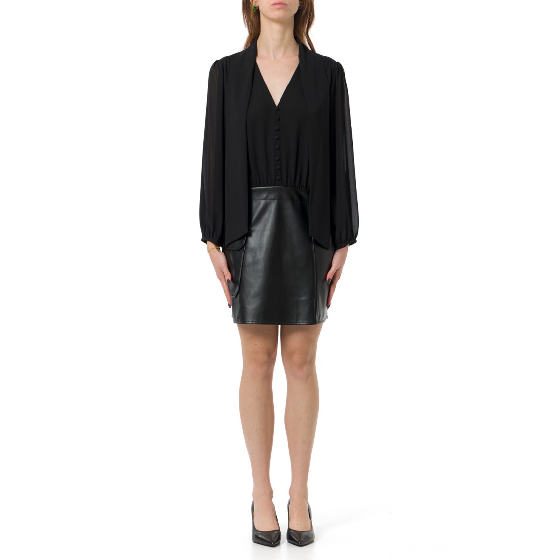 Abito corto con fiocco Liu Jo