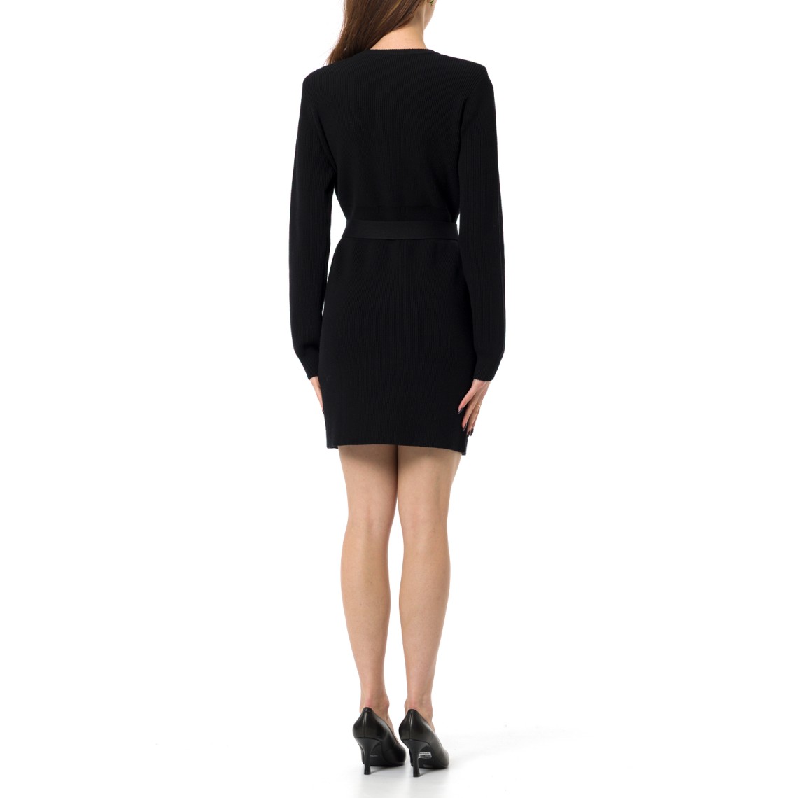 Abito in maglia con spalline imbottite Liu Jo