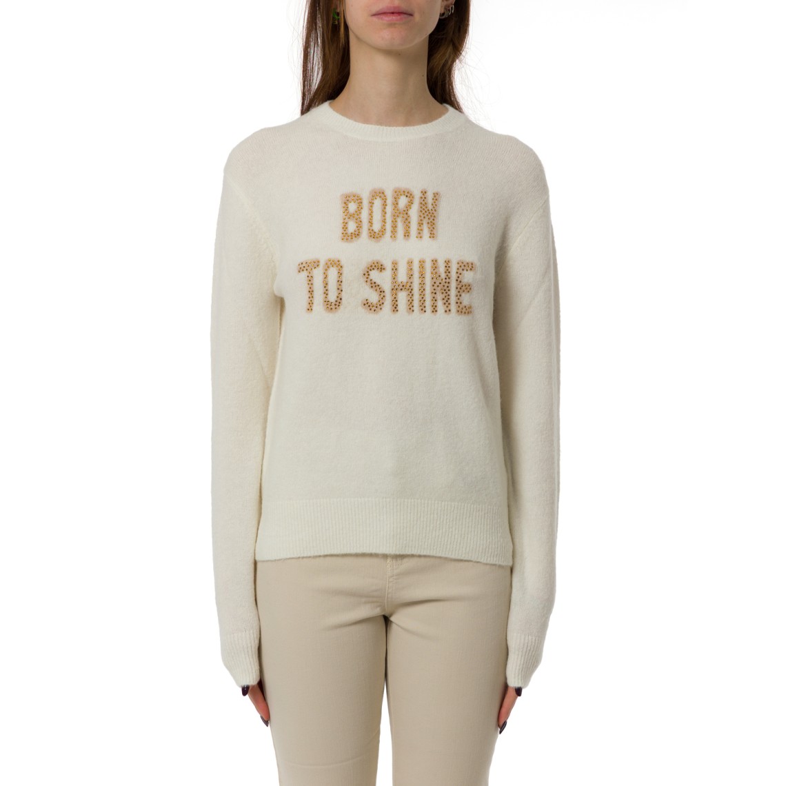 Maglione girocollo New Queen Alpaca MC2 Saint Barth