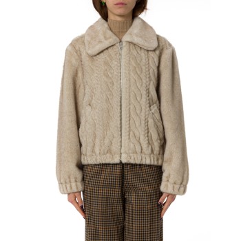 Bomber in teddy con trecce Liu Jo