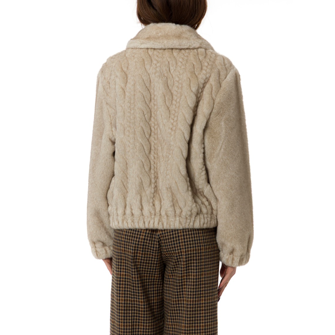 Bomber in teddy con trecce Liu Jo