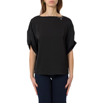 T-shirt con charm Liu Jo