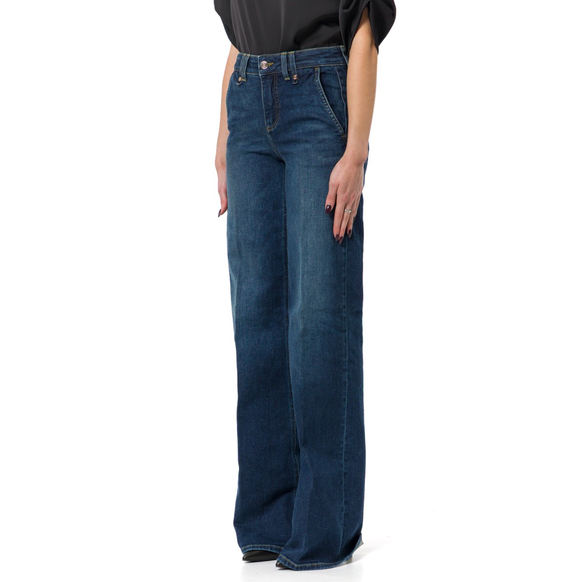 Jeans flare a vita alta Liu Jo