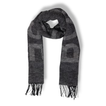 Sciarpa con logo Borbonese