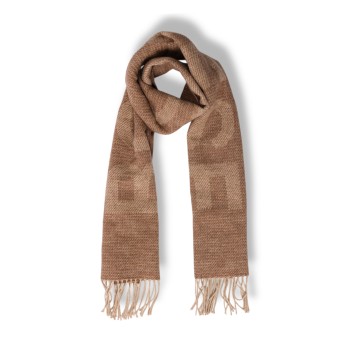 Sciarpa con logo Borbonese