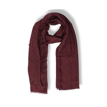 Sciarpa con pattern logo Elisabetta Franchi