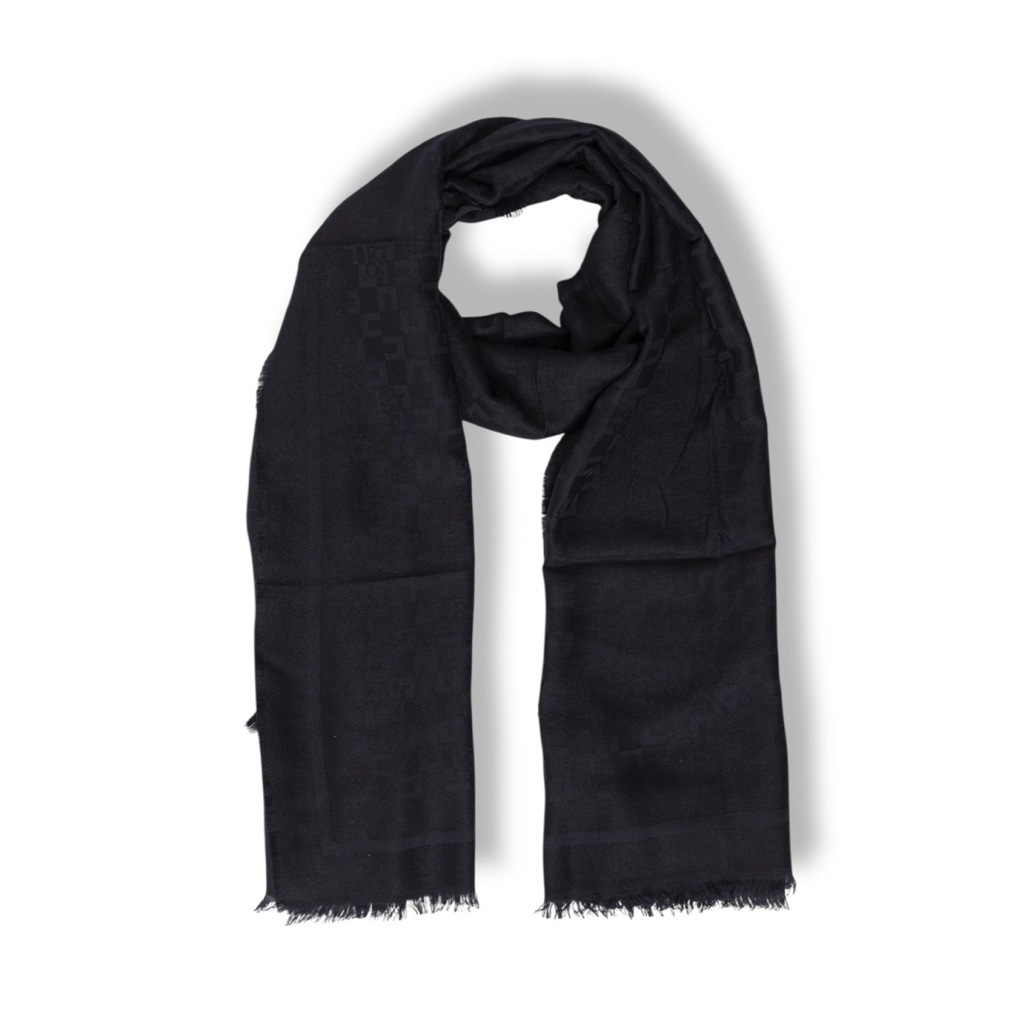 Sciarpa con pattern logo Elisabetta Franchi