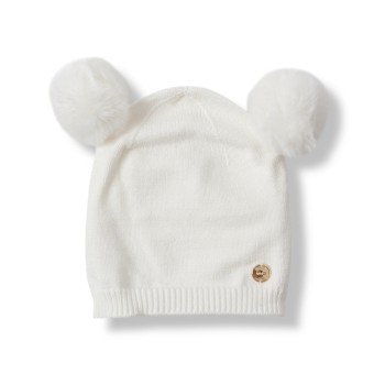 Cappello Liu Jo Kids in cotone con pompon