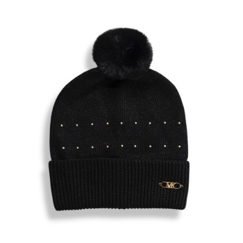 Cappello Michael Kors in maglia con micro borchie e...