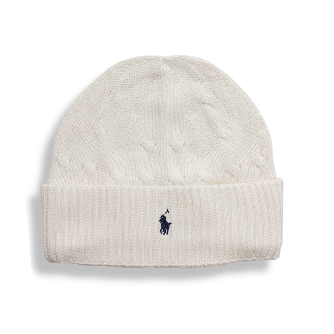 Cappello Polo Ralph Lauren in cotone a maglia intrecciata bambino