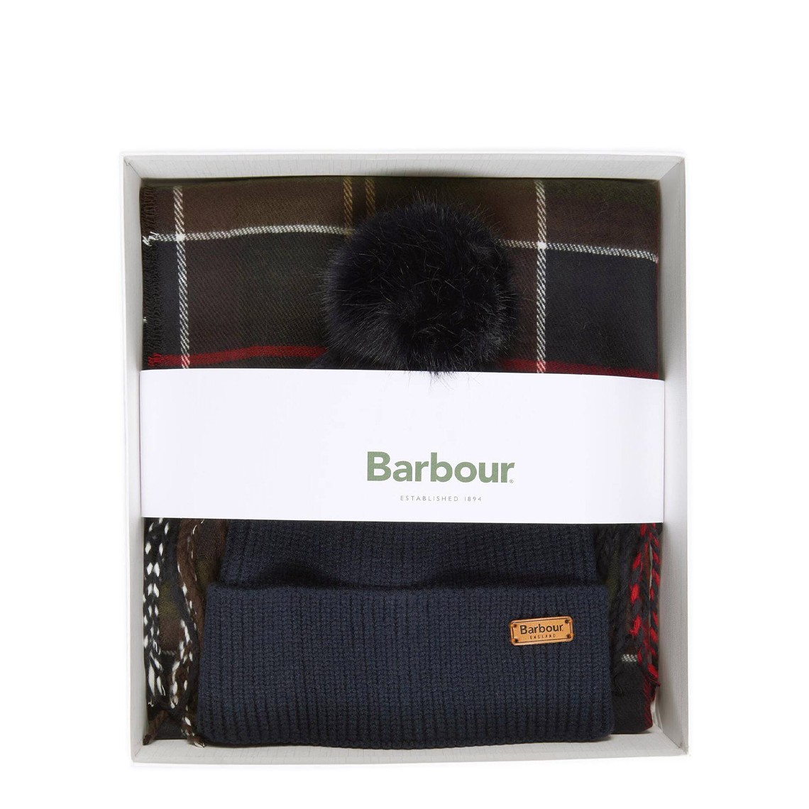 Set regalo Berretto Dover & Sciarpa Hailes Barbour 