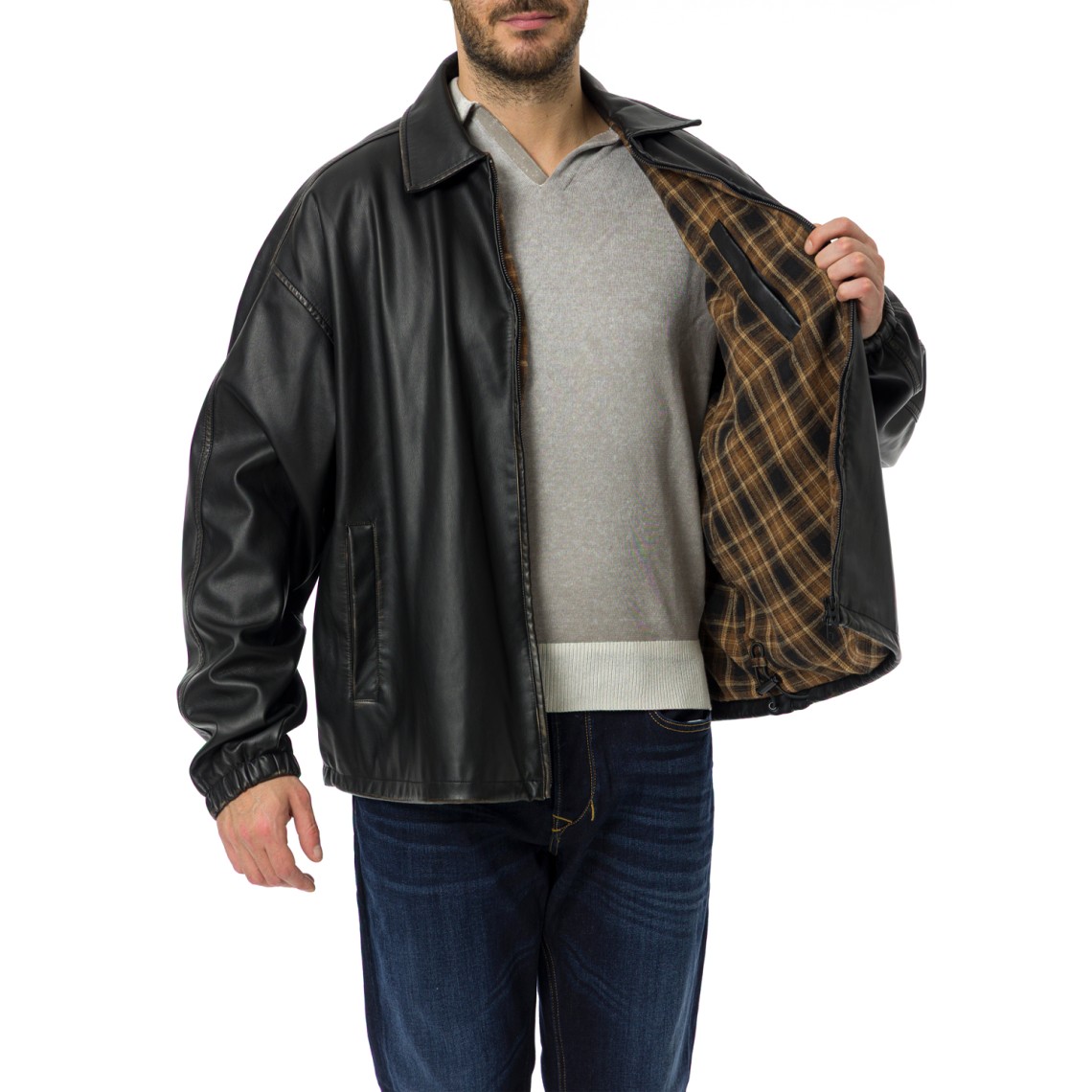 Giacca Diesel in tessuto tecnico distressed