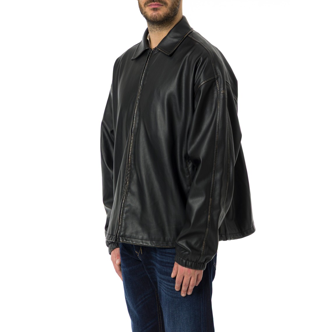 Giacca Diesel in tessuto tecnico distressed