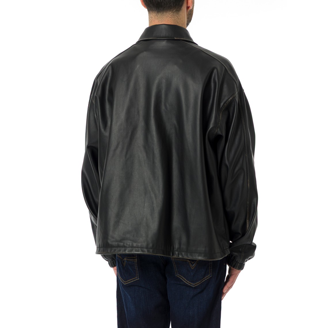 Giacca Diesel in tessuto tecnico distressed