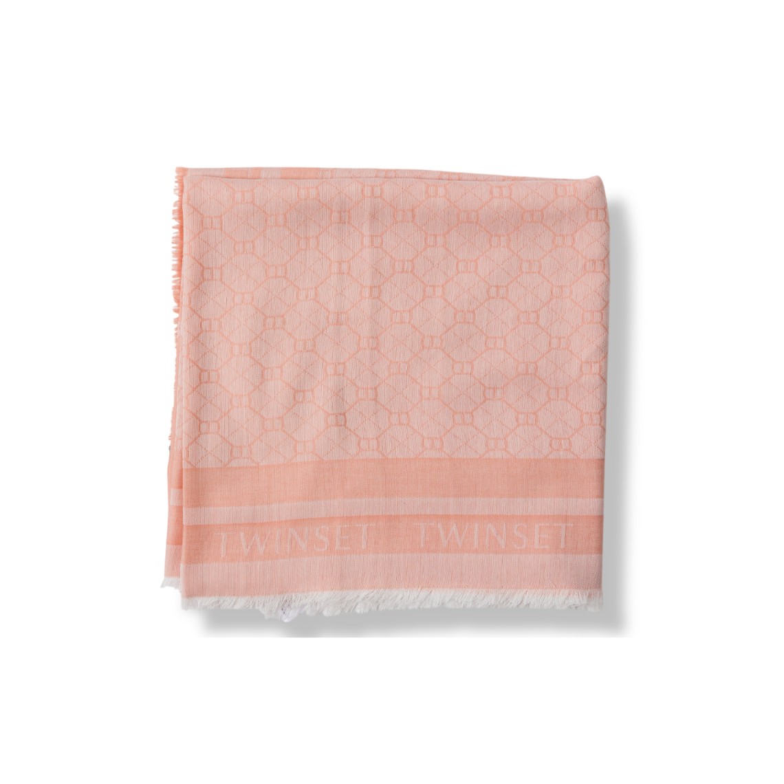 Sciarpa Twinset in modal con Oval T jacquard