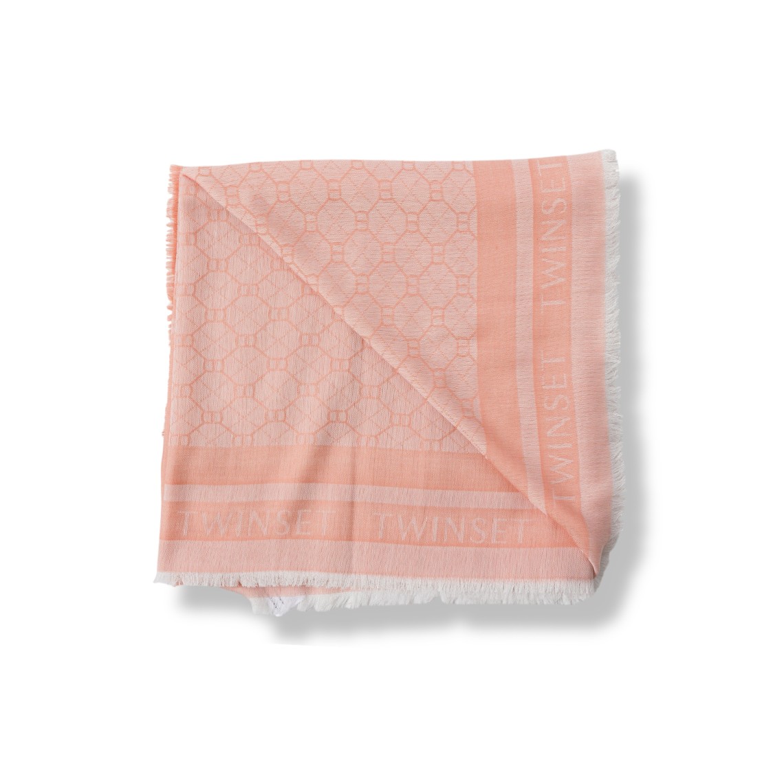 Sciarpa Twinset in modal con Oval T jacquard