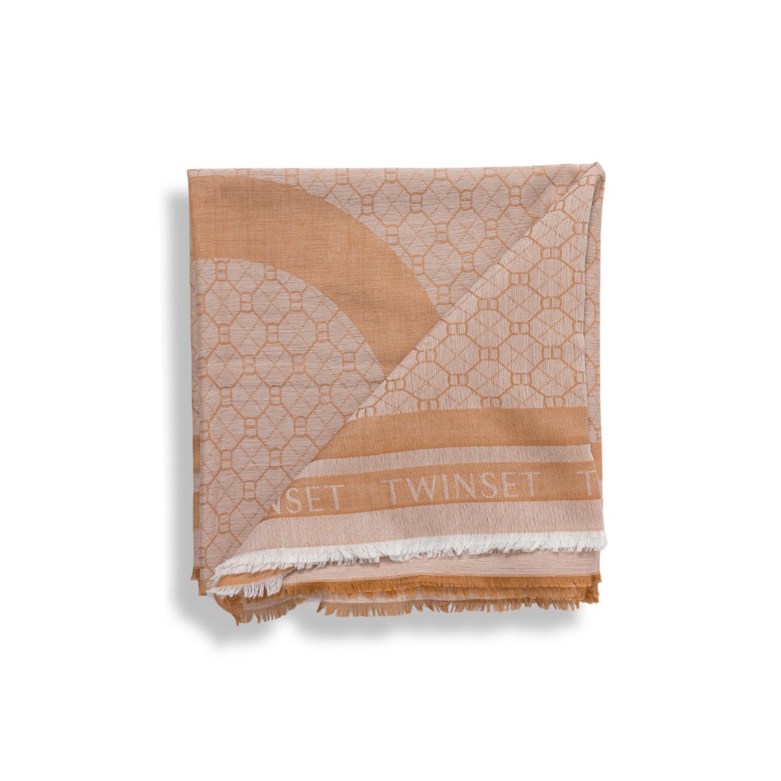 Sciarpa Twinset in modal con Oval T jacquard