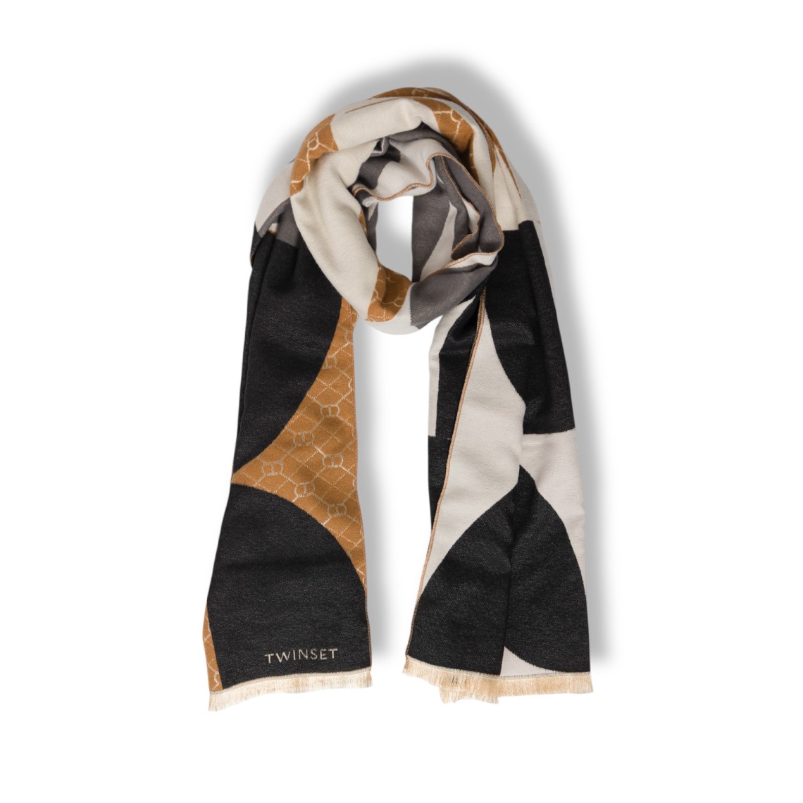 Sciarpa Twinset in modal con stampa all over