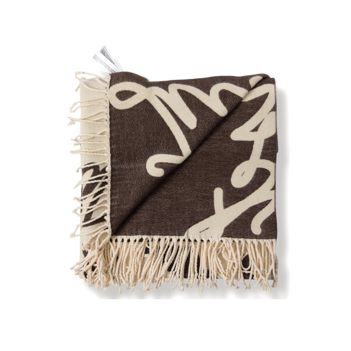 Sciarpa Twinset in maglia con logo jacquard