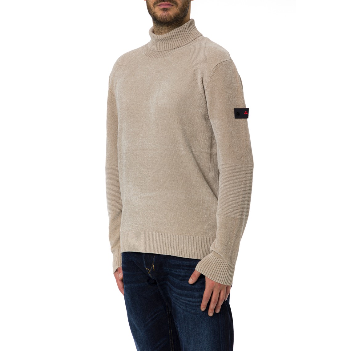 Maglia a Collo Alto Prampolini in Tricot di Ciniglia Peuterey