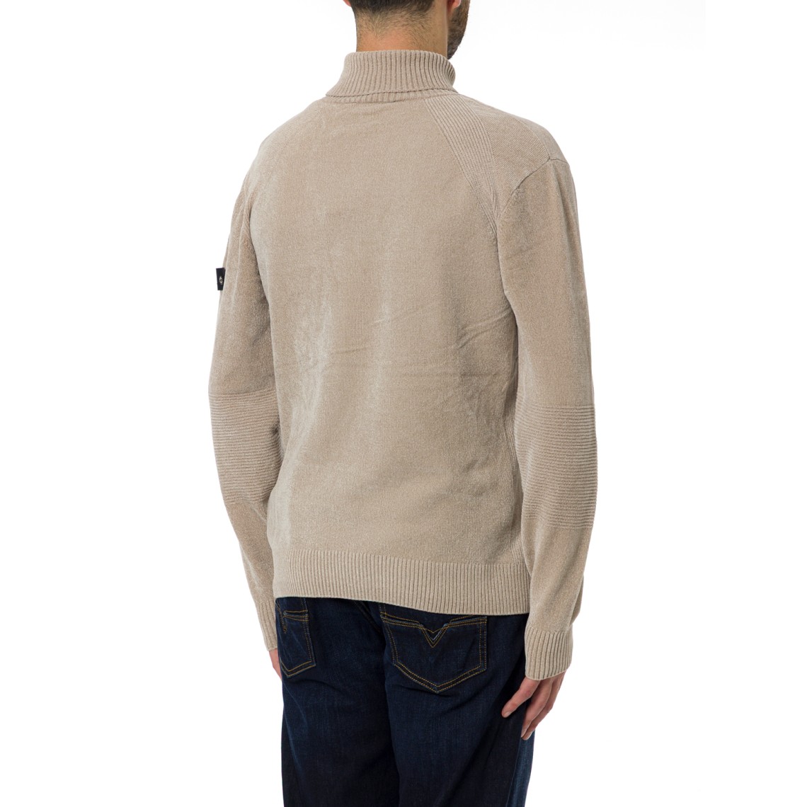 Maglia a Collo Alto Prampolini in Tricot di Ciniglia Peuterey