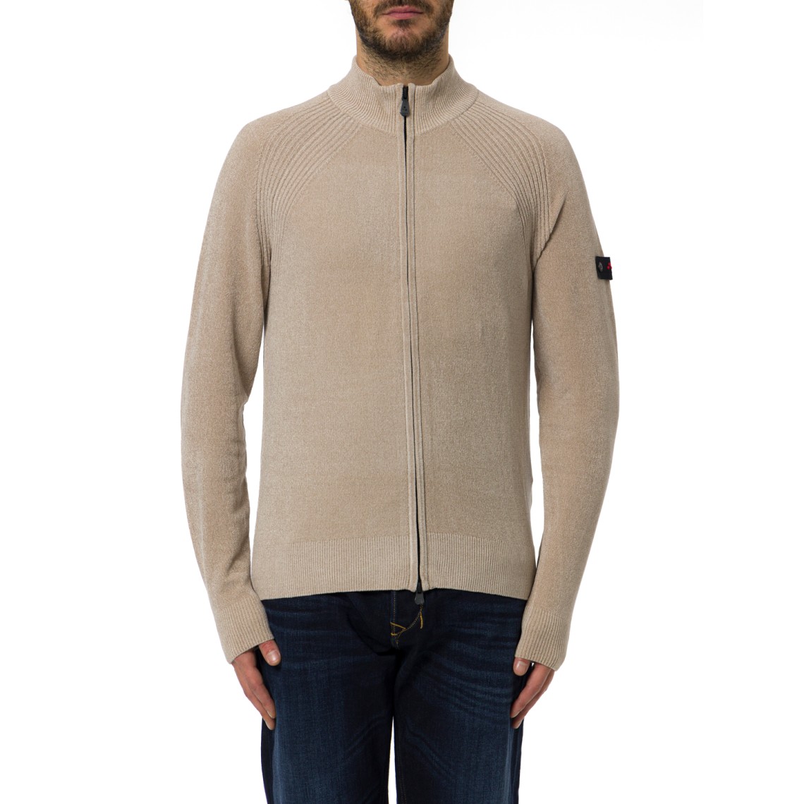 Cardigan Denis in ciniglia con zip Peuterey