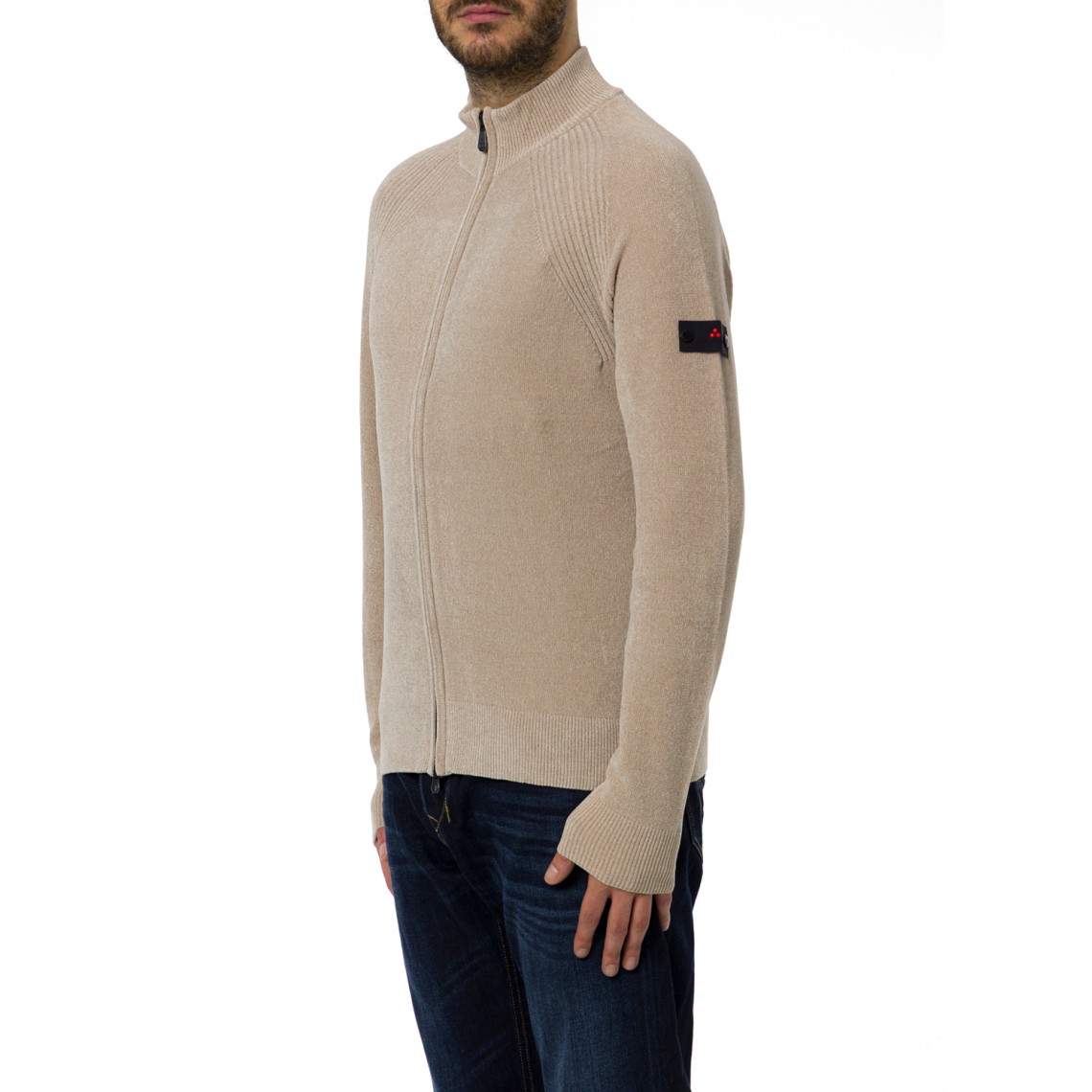 Cardigan Denis in ciniglia con zip Peuterey