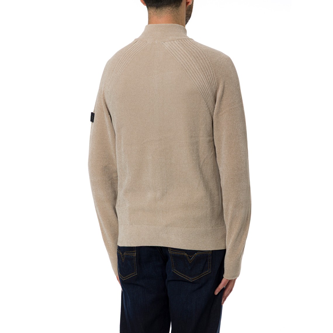 Cardigan Denis in ciniglia con zip Peuterey