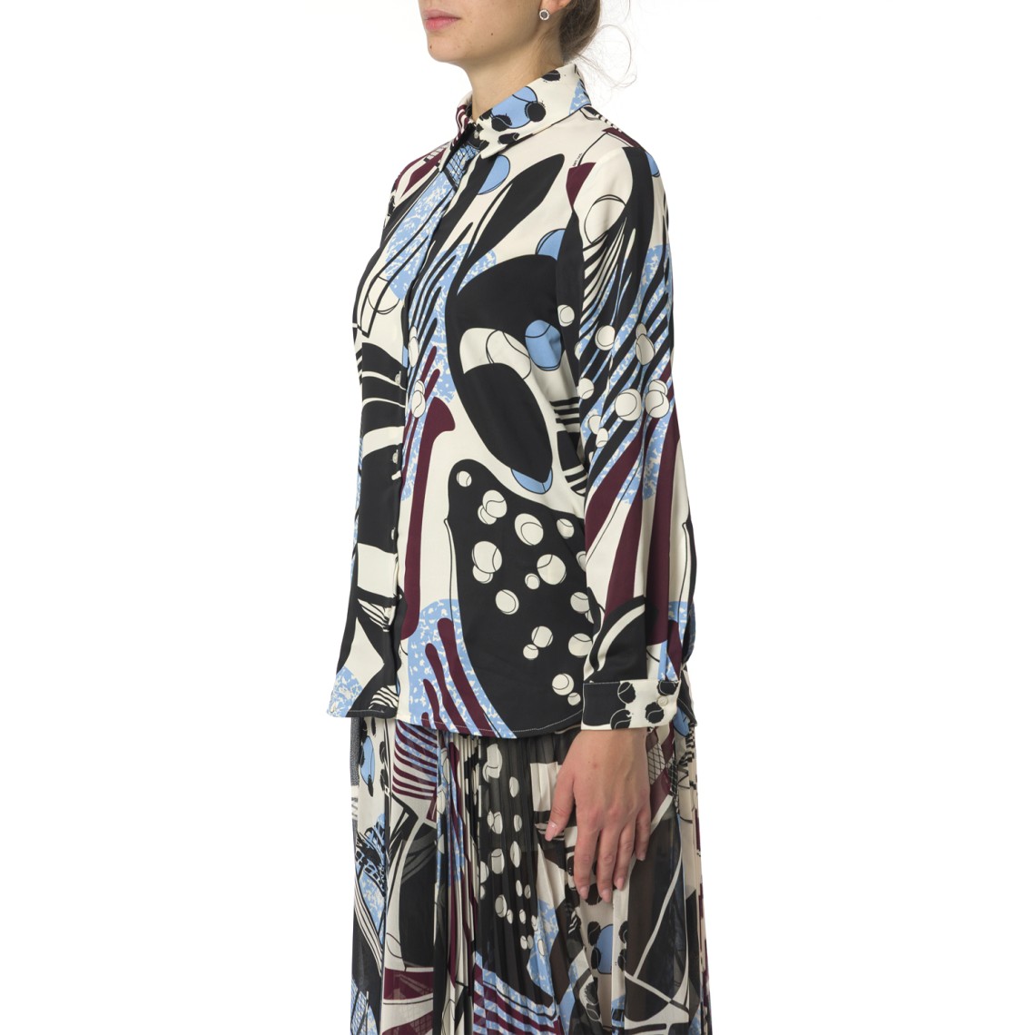 Camicia in satin stampato Marella Art.365