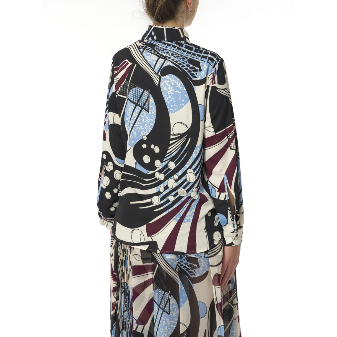 Camicia in satin stampato Marella Art.365