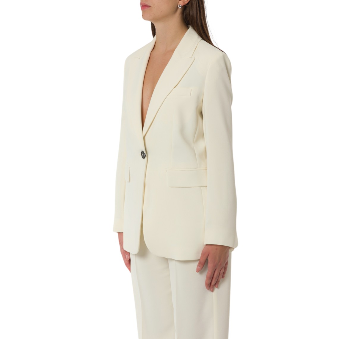 Giacca monopetto in envers satin Marella Art.365