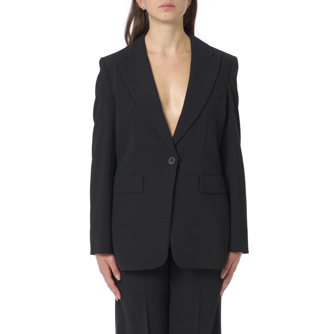 Giacca monopetto in envers satin Marella Art.365