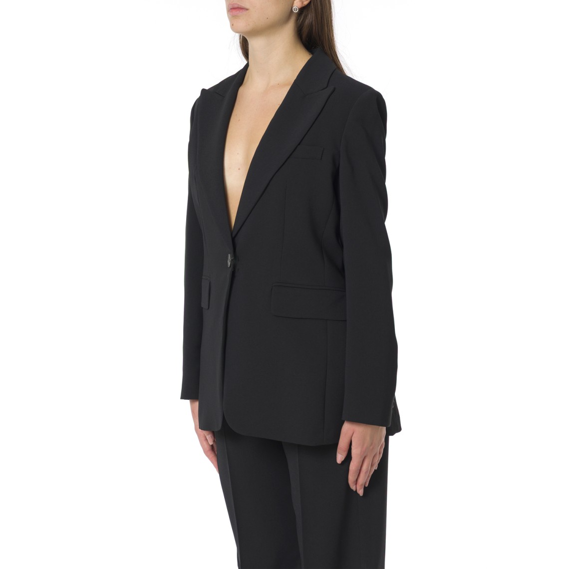 Giacca monopetto in envers satin Marella Art.365